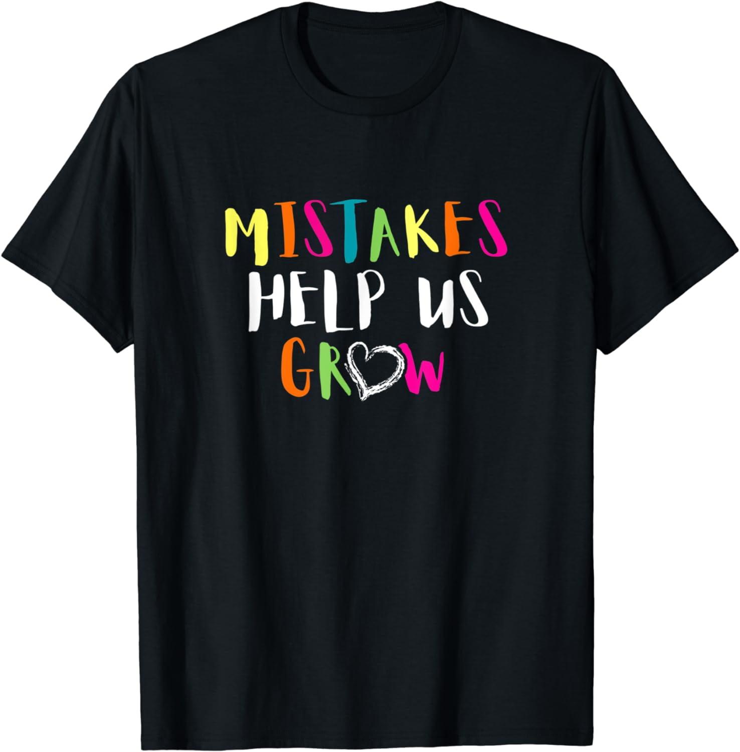 Growth Mindset Positive Teacher Student - Self Development T-Shirt ...