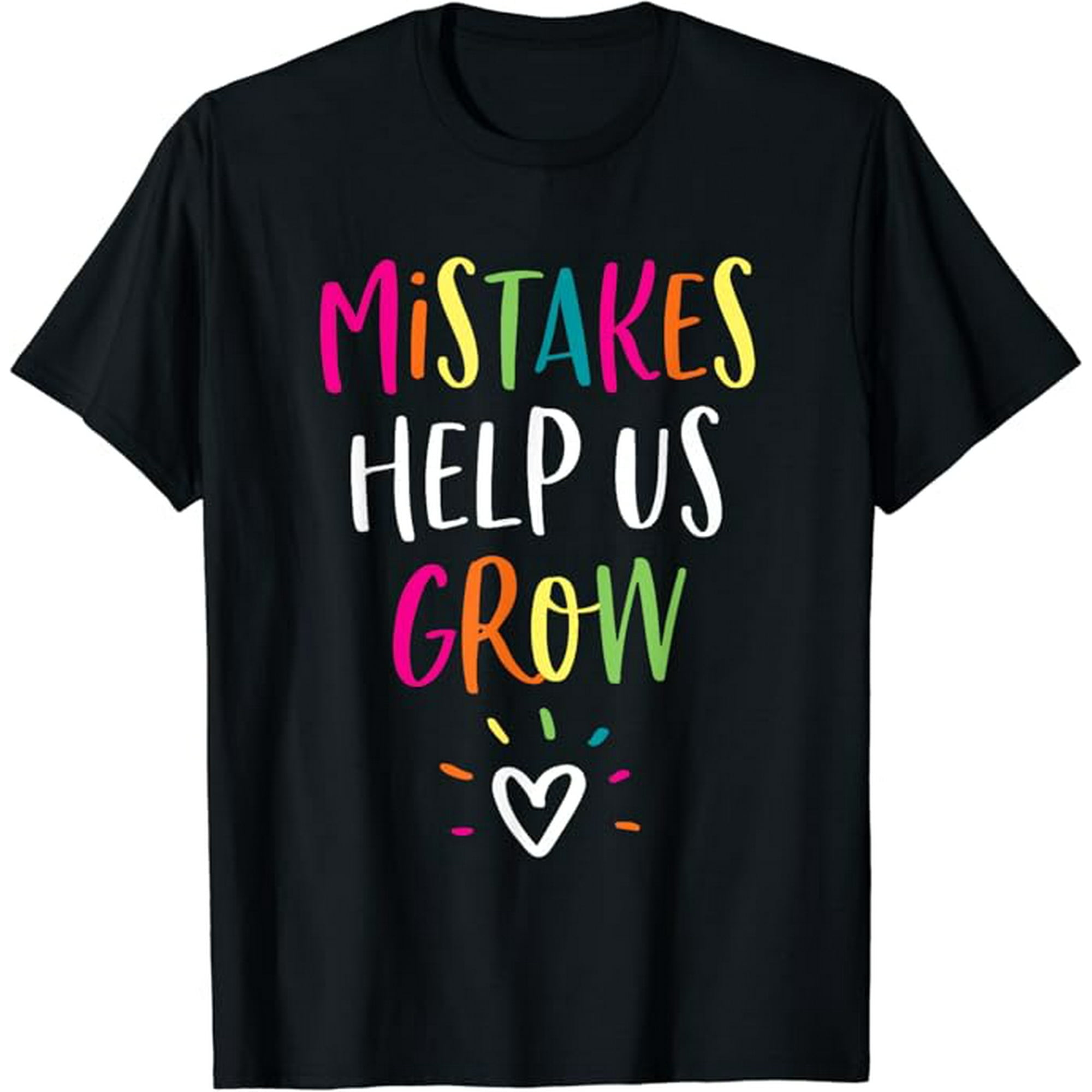 Growth Mindset Shirt Positive Back to School Teacher Student T-Shirt ...