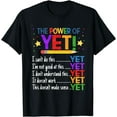 thumbnail image 1 of Growth Mindset Teacher Kindness Power Of Yet Inspirational T-Shirt, 1 of 4