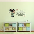 thumbnail image 1 of Growth Vanellope Ralph Life Quote Cartoon Quotes Decors Wall Sticker Art Design Decal for Girls Boys Kids Room Bedroom Nursery Kindergarten Home Decor Stickers Wall Art Vinyl Decoration (8x10 inch), 1 of 2