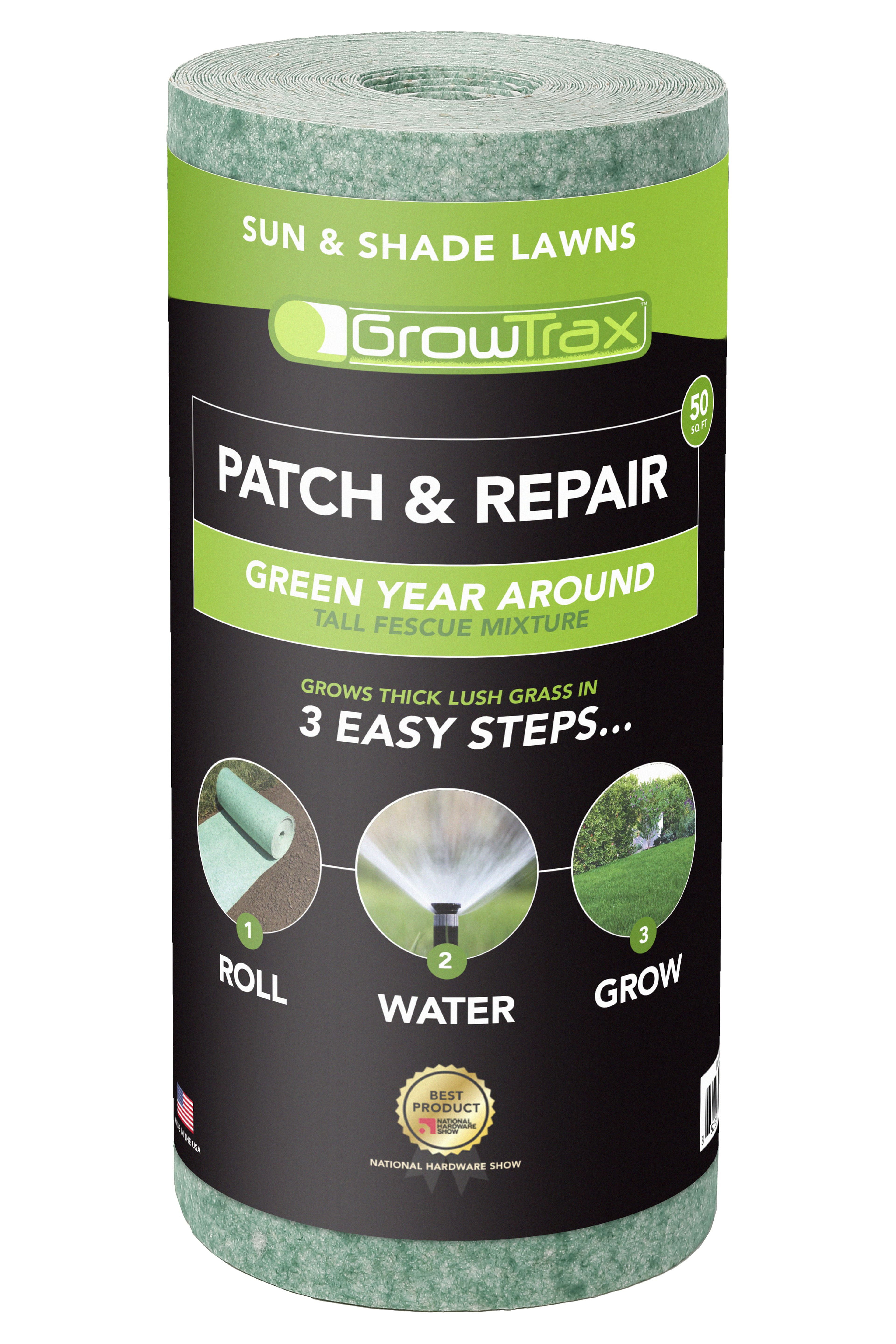 Growtrax 50 sq. ft. Sun & Shade Tall Fescue Mixture Grass Seed