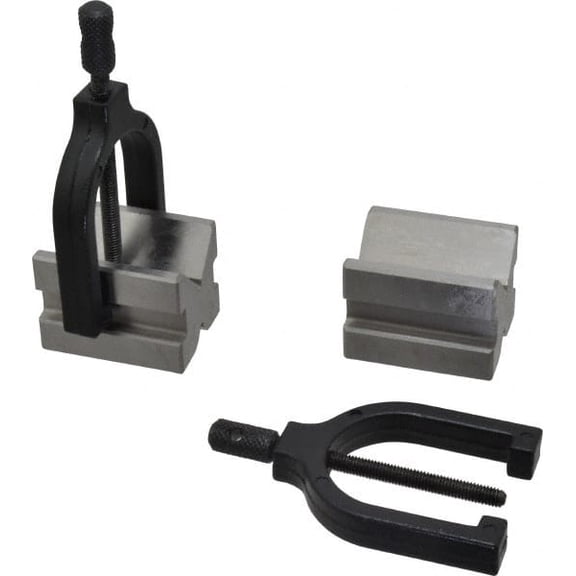 Groz 1/2 to 1-3/32" Capacity, 90 Angle, Tool Steel V-Block