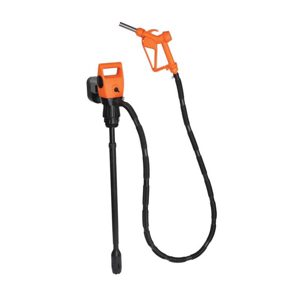 Groz 18.5V Li-Ion Rechargeable Electric Telescopic Drum/IBC Pump