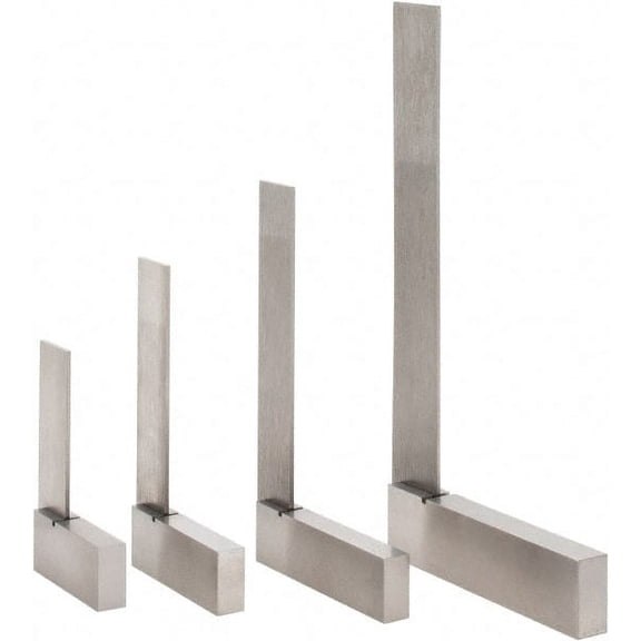 Groz 4 Piece, 2, 2-3/8, 3, 4 Inch Base Length, 2, 3, 4, 6 Inch Blade Length, Square Set