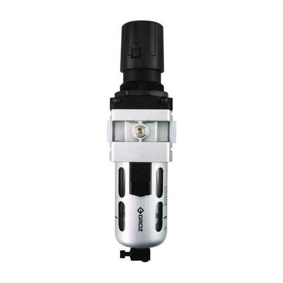 Groz Filter/Regulator, 1/4inNPT, 63 cfm, 145 psi FRC149134-S