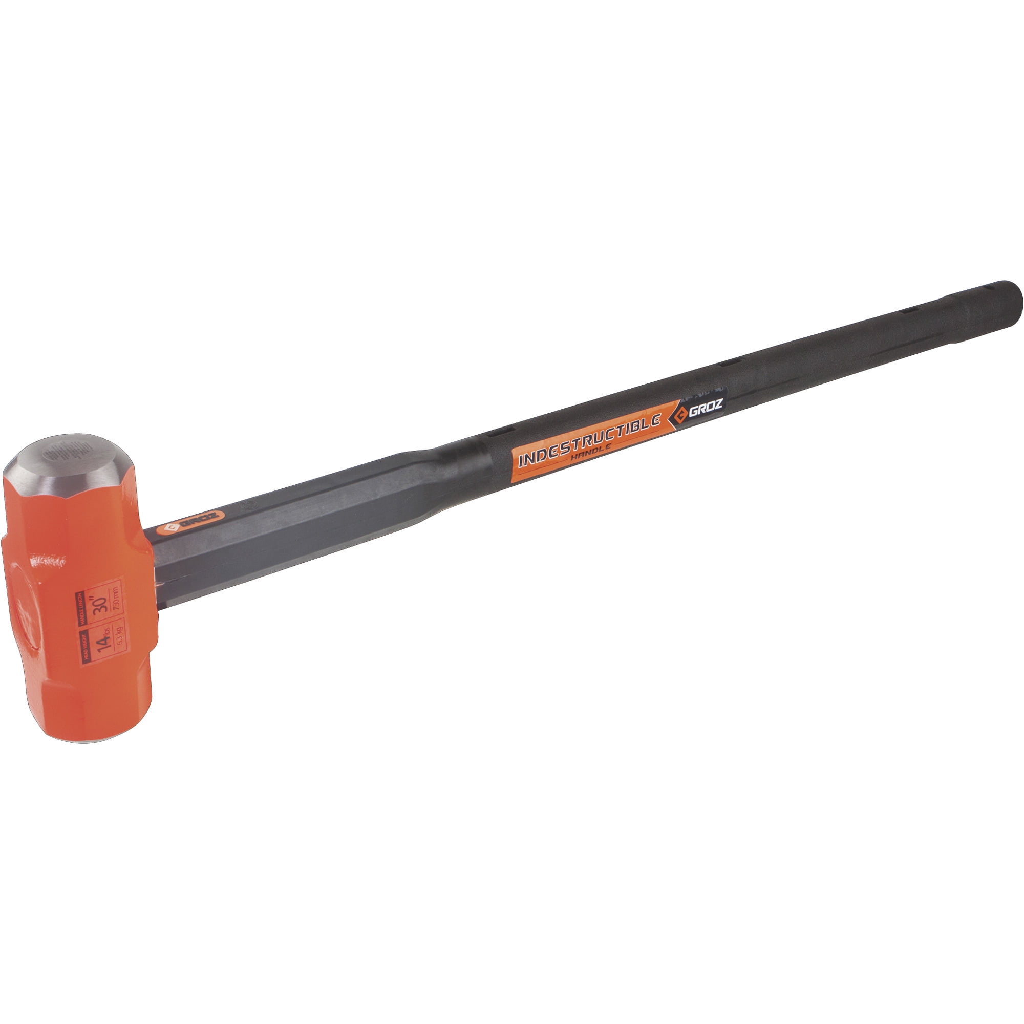 Groz Sledge Hammer, 14 Lbs., 30in.