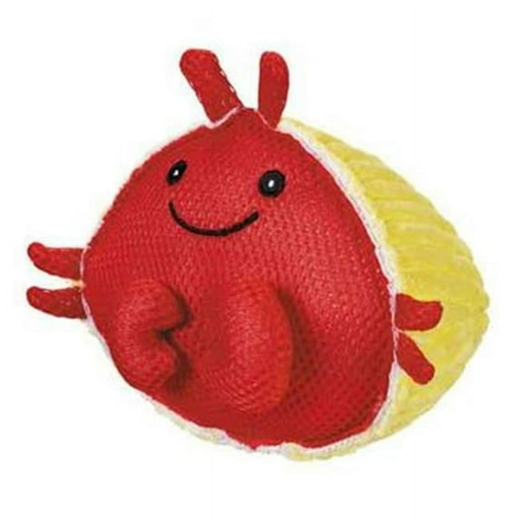 Grriggles Aquadudes Plush Dog Toy Hermit Crab