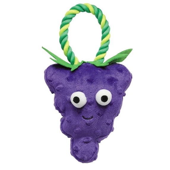 Grriggles Happy Fruit Rope Tug Grape - US1430 22