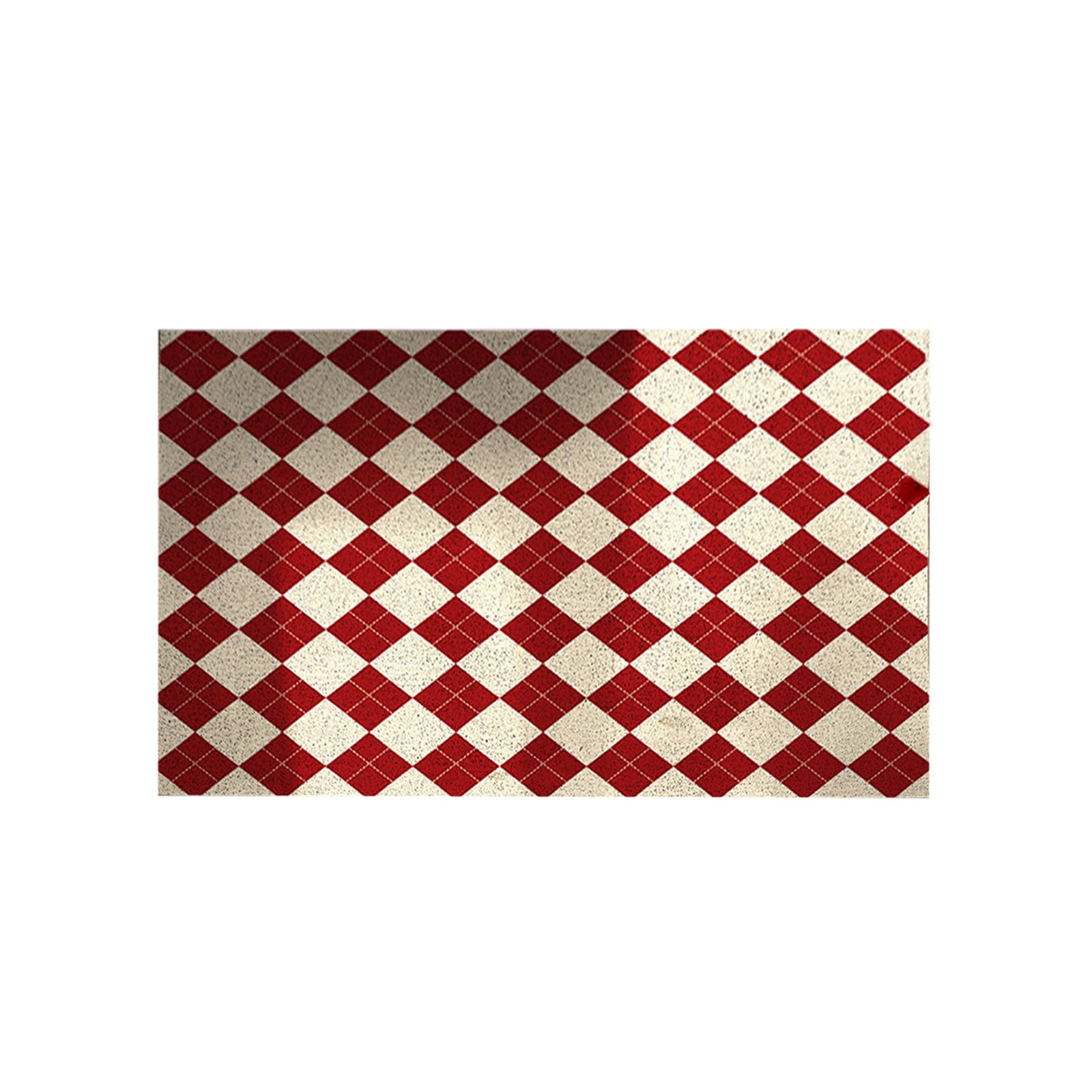 Grrvtrz Christmas Decorations Clearance!Checkered Rug Door Mat Outdoor