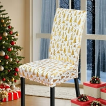 Grrvtrz Christmas Dining Chair Covers Chair Back Covers Removable Washable Chair Protectors for Christmas Home Kitchen,Christmas Decorations,Home Decor
