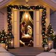 thumbnail image 1 of Grrvtrz Christmas Door Cover Decoration Christmas Door Cover Door Hanging Party Decoration Door Cover Tapestry,Tapestries,Christmas Decorations, 1 of 9
