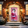 thumbnail image 1 of Grrvtrz Christmas Door Cover Decoration Christmas Door Cover Door Hanging Party Decoration Door Cover Tapestry,Tapestries,Christmas Decorations, 1 of 9