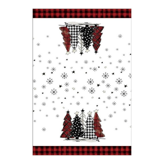 Grrvtrz Christmas Tree Decorated Towels Christmas Kitchen Washcloth Crossborder Sports Towels,Washcloths,Christmas Gifts