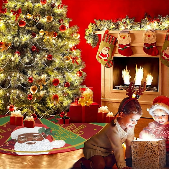 Grrvtrz Christmas Tree Skirt Christmas Decoration Tree Skirt Christmas Tree Decoration Ornaments,Decoration Supplies,Home Decor