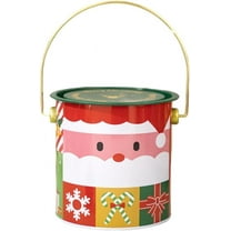 Grrvtrz Christmas Vintage Cookies Jar Cookiess Jars for Kitchen Counter Airtight Jar Cookies Containers Cookies Tin with Lids for Gift Giving Large Cookies,Christmas Ornaments,Christmas Decorations