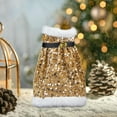 thumbnail image 1 of Grrvtrz Christmas Wine Bottle Sleeve Decorations Canary Sequin Wine Bottle Dress Wine Bag Dress,Decoration Supplies,Home Decor, 1 of 4