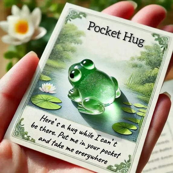 Grrvtrz Pocket Gifts Mini Resin Cute Pocket Turtle Keepsake with Positive Cards Encouragement Greeting Card Gifts for Friend Birthday Thanksgiving Anniversary,Home Decor,Home Essentials