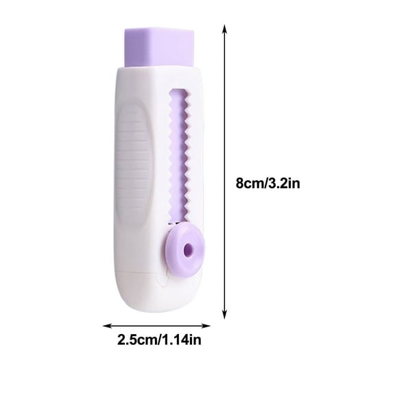 Grrvtrz Push The Eraser Eraser for Primary without Leaving Marks and Reducing Scraps. 's Roller,Office Supplies,Stationery