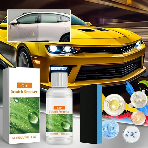 Grrvtrz Scratch Removal Wax Car Scratch Wax Repair Tool Car Paint Polishing Wax Scratch Removal Paste Paint White Scratch Grinding Agent,Cleaning Supplies,Home Cleaning Products