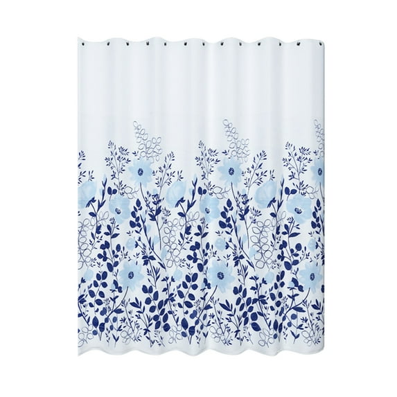 Grrvtrz Shower Curtain Waterproof and Mildews Proof Bathroom Shower Curtain Punch-free Light Transmitting and No Transparent Bathroom Partition Curtain,Bathroom Decor,Bathroom Accessories