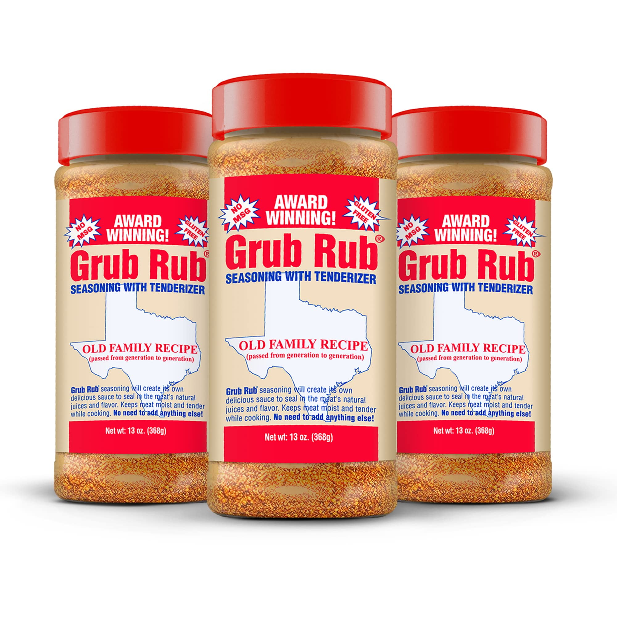 Grub Rub BBQ Seasoning MMF7 & Meat Rubs for Smoking Pork Rub, Steak