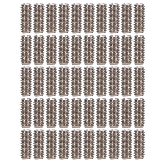 Grub Screws Kit, Standard Sizes Hardware Fasteners High Strength Set Screw 50Pcs For Automobile Repairing For Machinery Processing M2x5
