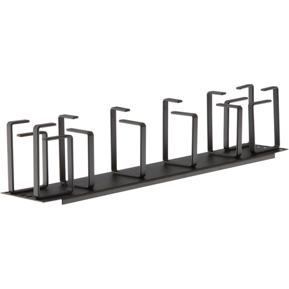 Gruber 19" Steel 4" Ring Versatile Panel - Vertical & Horizontal - 2U
