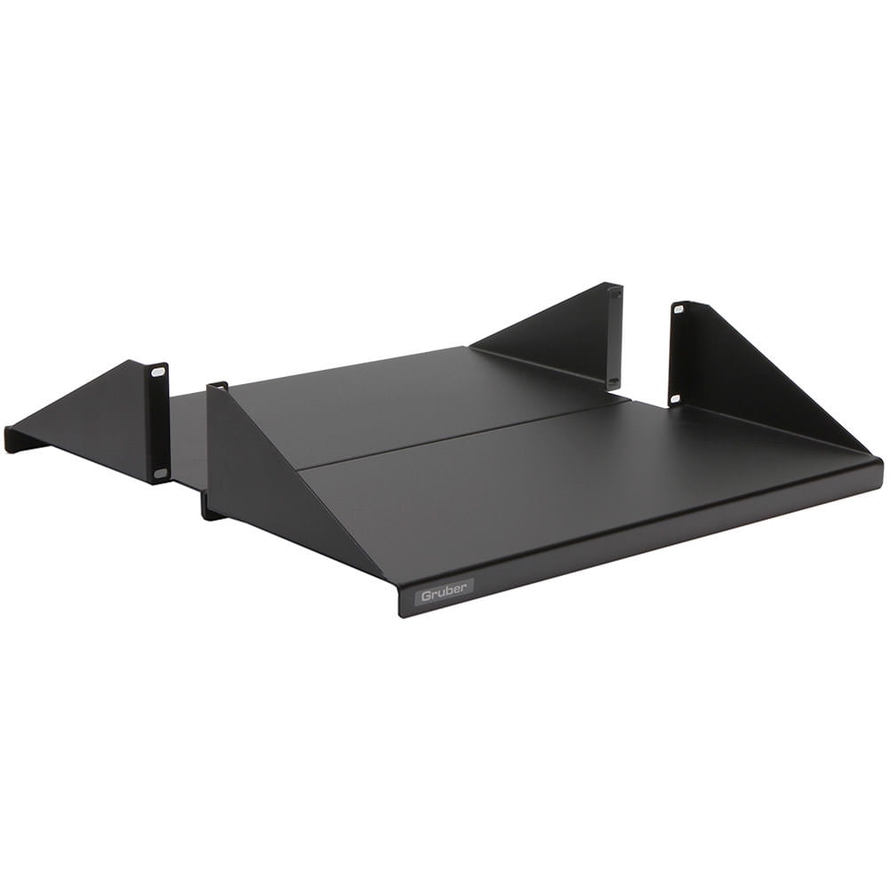 Gruber 2U Heavy Duty CPU Shelf - Center Weight 2 Part Shelf - 19