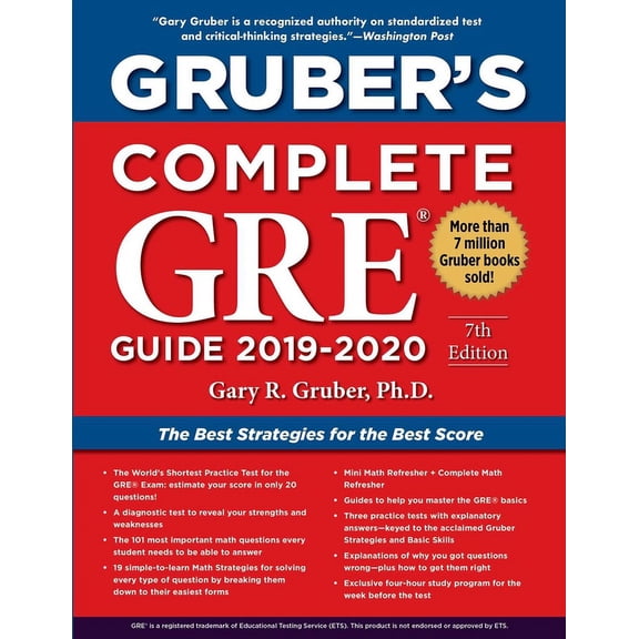Pre-Owned Gruber's Complete GRE Guide 2019-2020 (Paperback)