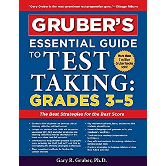 Pre-Owned Gruber's Essential Guide to Test Taking: Grades 3-5 (Paperback) 1510754261 9781510754263