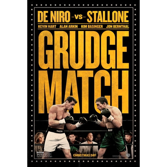 Grudge Match Movie Poster 24Inx36In Poster 24x36 Multi-Color Square Adults Best Posters