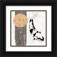 thumbnail image 1 of Gruhn, Nicole 26x26 Black Ornate Wood Framed with Double Matting Museum Art Print Titled - Koi Creme Spot I, 1 of 4