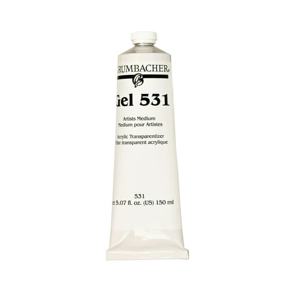 Grumbacher 531 Acrylic Transparentizer Gel, 150ml