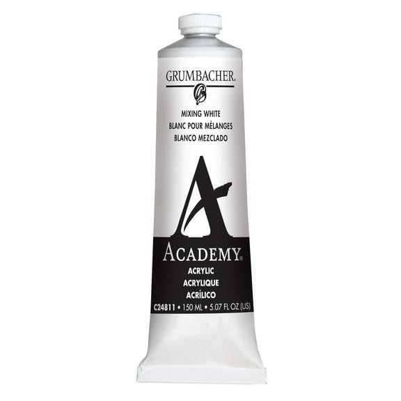 Grumbacher Academy Acrylic, 150ml Tube, Mix White