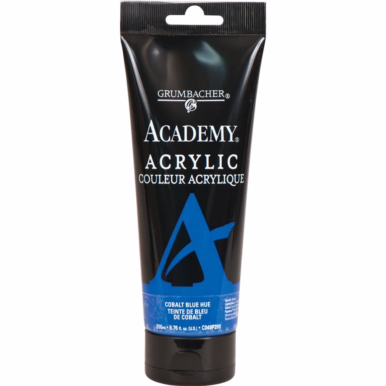 Grumbacher Academy Acrylic Paint 200ml Tube - Cobalt Blue
