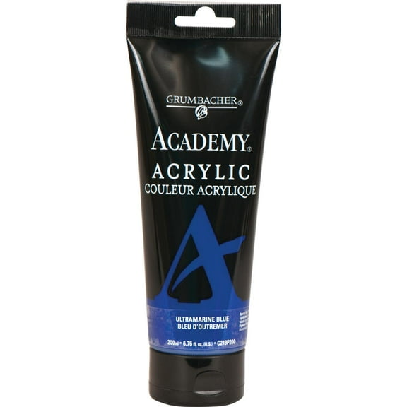 Grumbacher Academy Acrylic, 200ml Tube, Ultramarine Blue