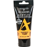 Grumbacher Academy Acrylic Paint 75ml Tube - Cadmium Orange Hue