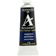 Grumbacher Academy Oil Paint, Prussian Blue, 37 ml/1.25 oz. Tube