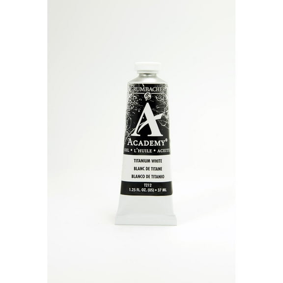 Grumbacher Academy Oil Color Titanium White 1.25 oz.