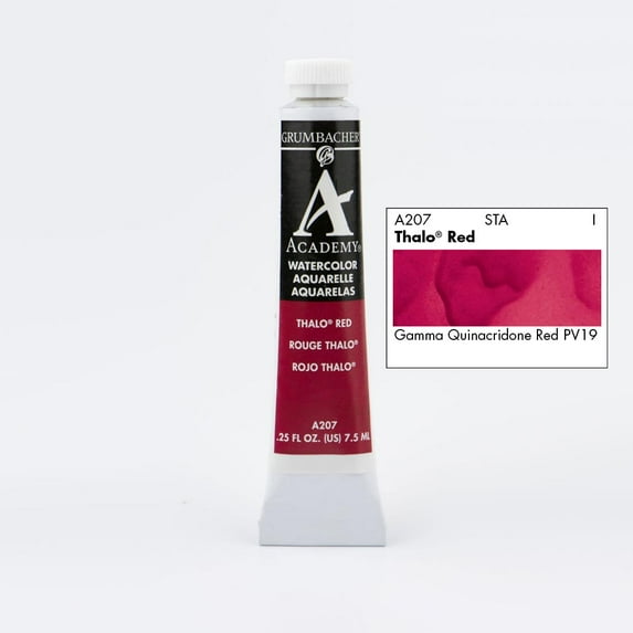 Grumbacher Academy Watercolor Thalo Red