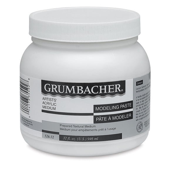 Grumbacher Acrylic Modeling Paste - 32 oz, Jar