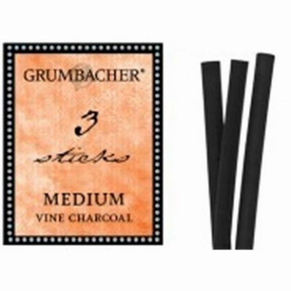 Grumbacher Char-Vine Medium, Pack of 3