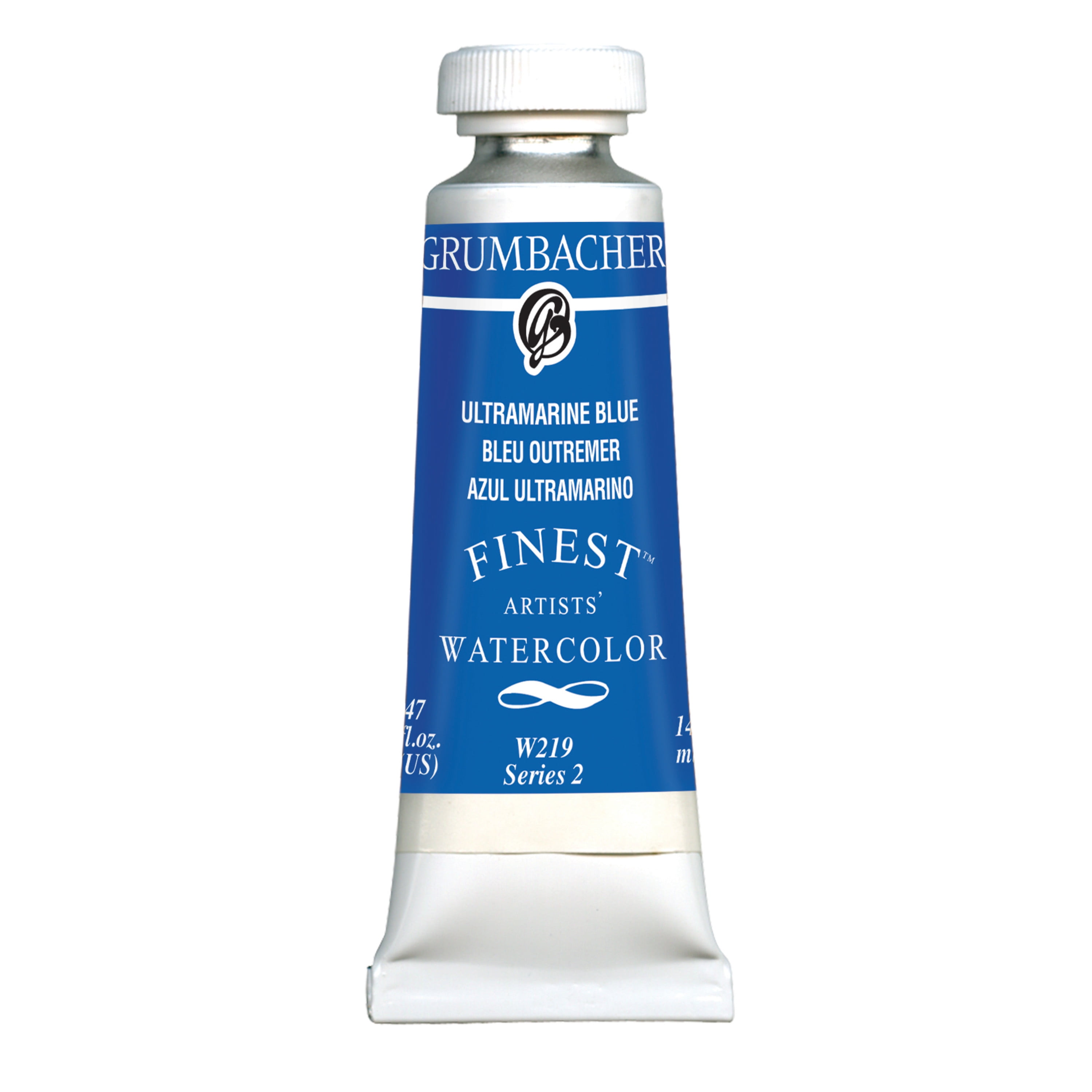 Grumbacher Finest Artists' Watercolor, 14ml Tube, Ultramarine Blue