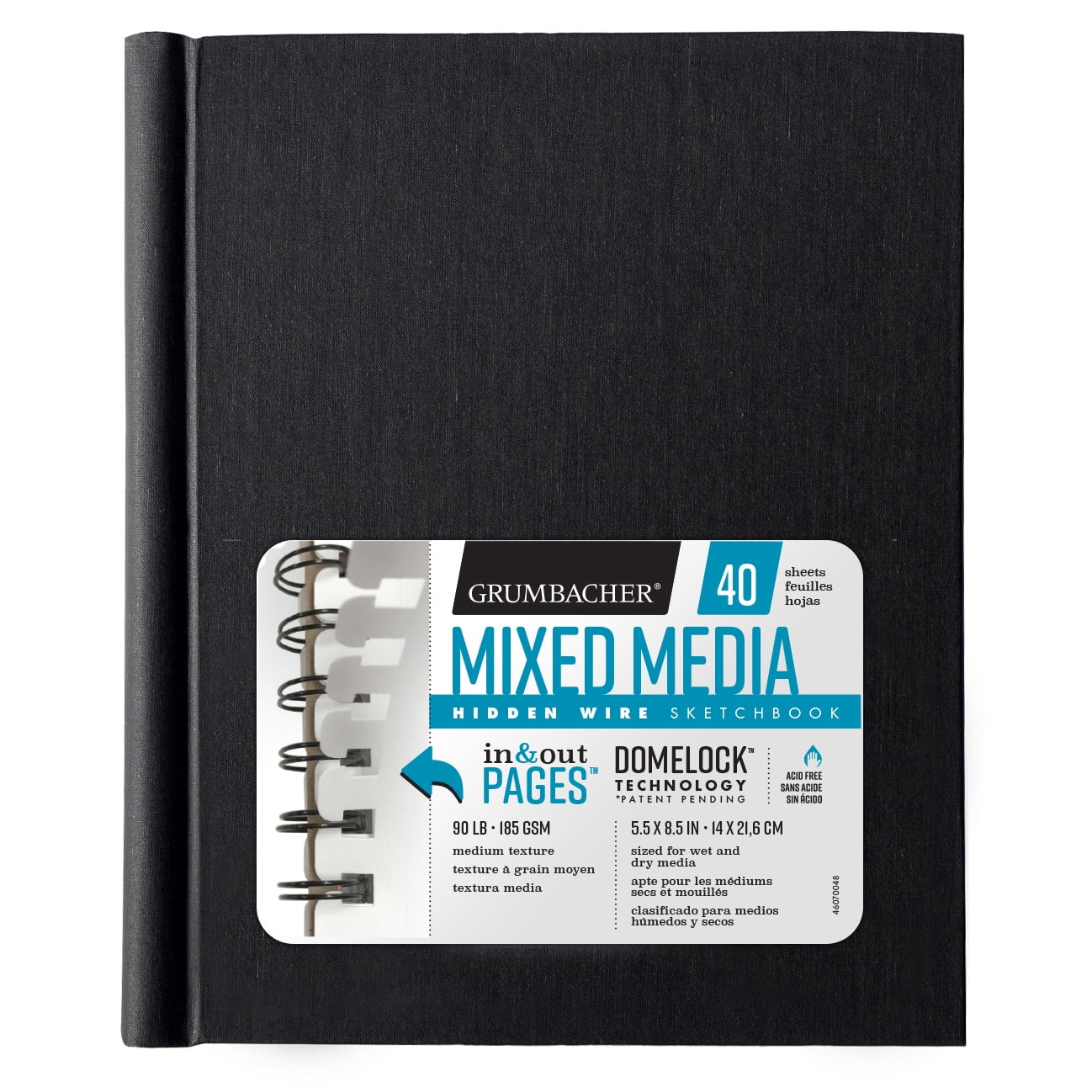 Mini Sketchbook, 3.5 x 5.5, 88 Pages - Pack of 2 –