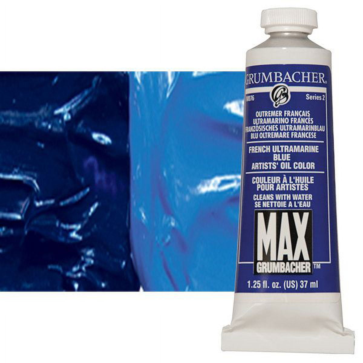 Grumbacher Max Water Miscible Oil Paint, 37ml/1.25 oz, French