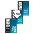 thumbnail image 1 of Grumbacher Mixed Media 7" x 10" Side Wire Bound Pad, 160 GSM, 60 Sheets, 3-Pack, 1 of 5