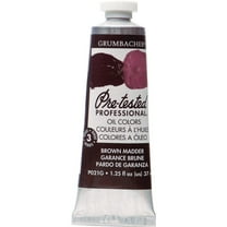 Grumbacher Pre-Tested Oil Color, 37ml Tube, Brown Madder