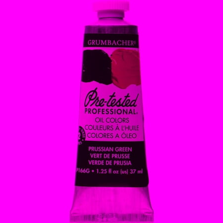 Grumbacher Pre-Tested Oil Paint, Prussian Green, 37ml/1.25 oz. Tube