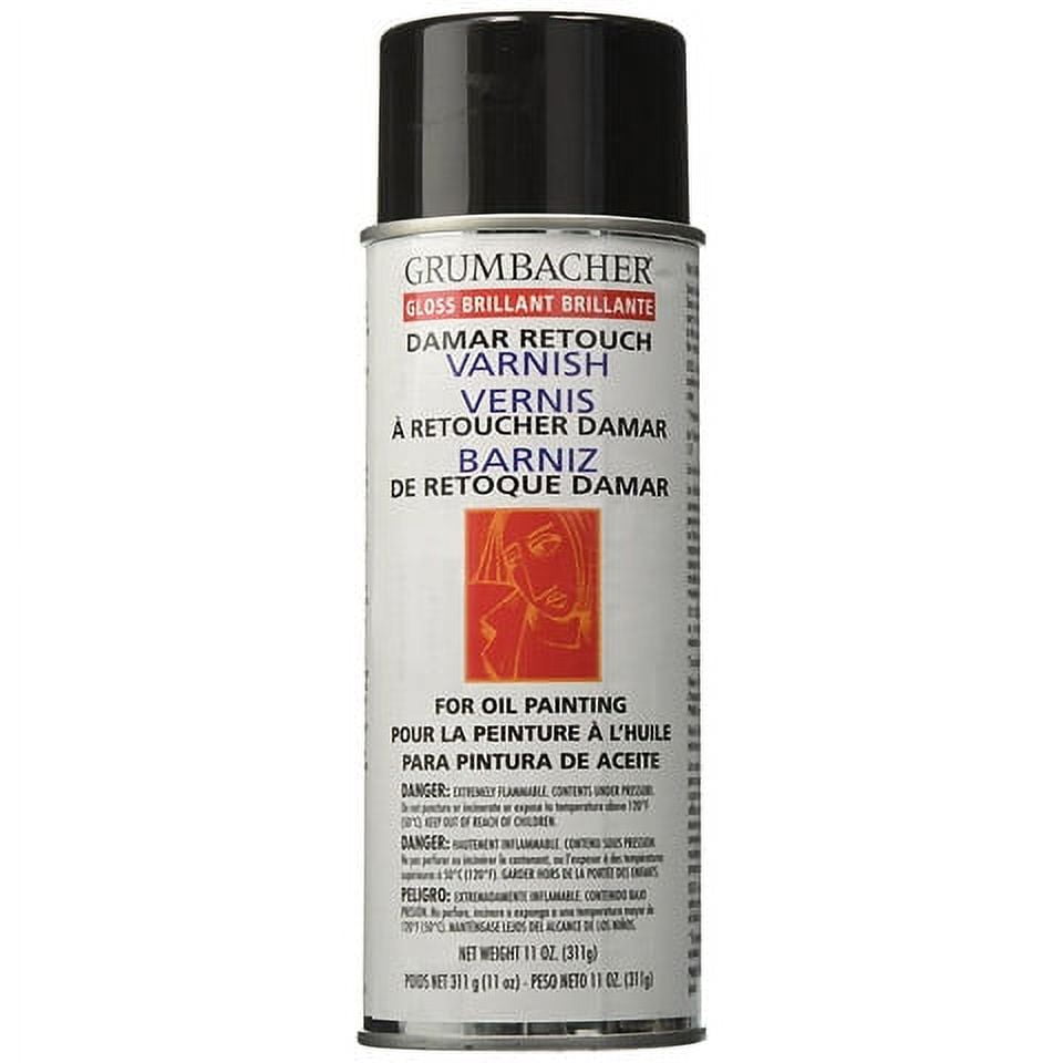 Grumbacher Retouch Varnish Spray, 12.75 oz.