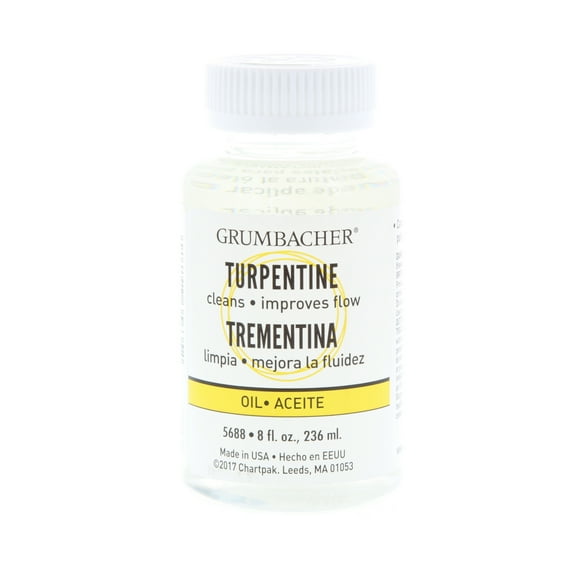 Grumbacher Turpentine, 8 oz.